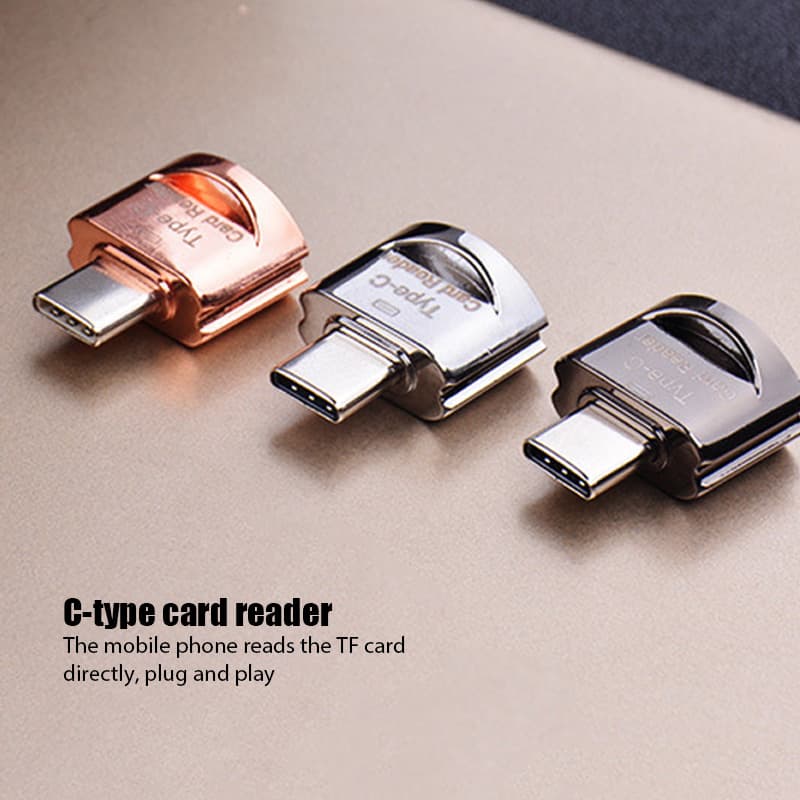 USB-C Micro-SD Card Reader TF Card/Memory Card Reader Adapter For ,Laptops 3 Pack