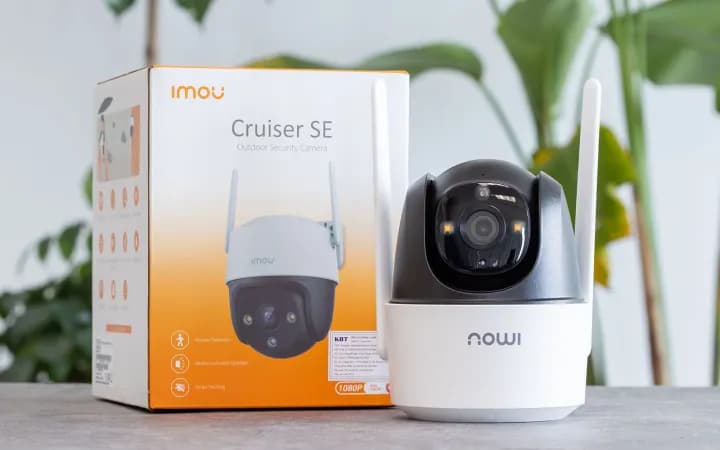 Imou Cruiser SE 2MP Outdoor Security Camera - Color Night Vision, Floodlight & 256GB MicroSD Support
