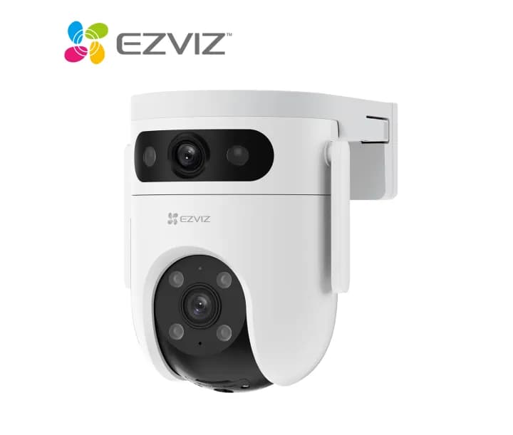 EZVIZ H9C Dual Lens 5MP + 5MP PTZ Outdoor CCTV Camera - Wi-Fi, Two-Way Audio & 512GB Support