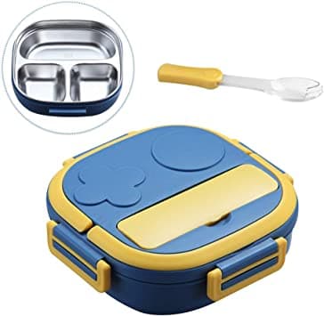 Super Excellent Quality Long Life Durable Tiffin Box For Kids - Lunch Box 3 Compartment