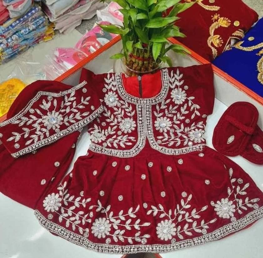 Baby Rice Feeding Pasni Dress - Fashion | Dresses For KIds | Pasni Dress |
