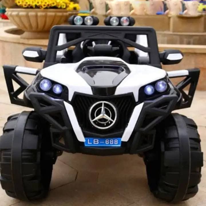 Four Wheel Drive Electric SUV Car With Remote Control Shock Absorption Vehicle Ride Toy Car For Kids - Toy Cars |