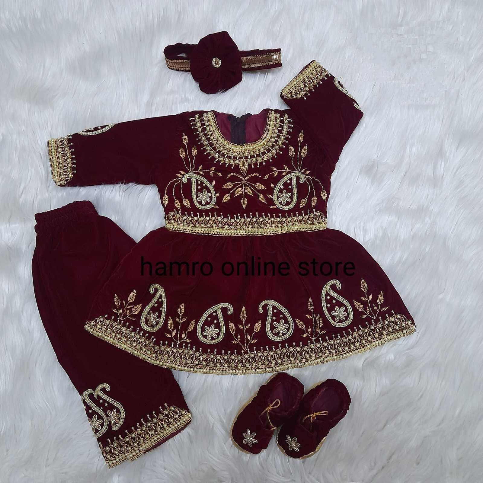 Baby Pasni Dress | Rice Feeding Suits_Baby Nepalese Weaning Dress