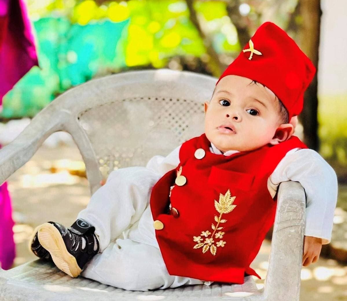 KidsSansar - Baby Rice Feeding Pasni Dress