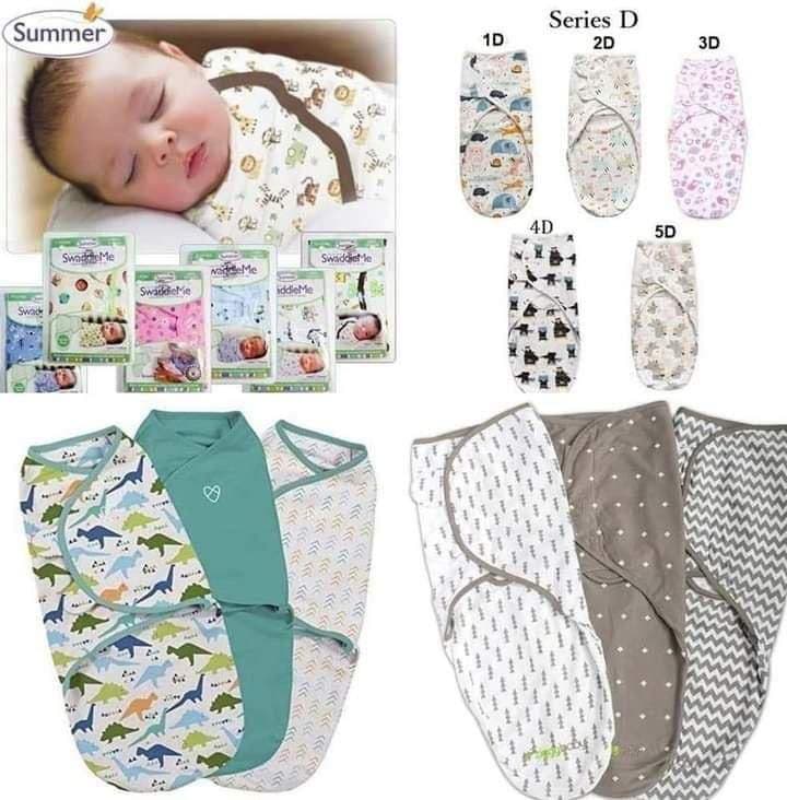 KidsSansar - Summer The Original Swaddle Me Adjustable Baby Swaddle Wrapper