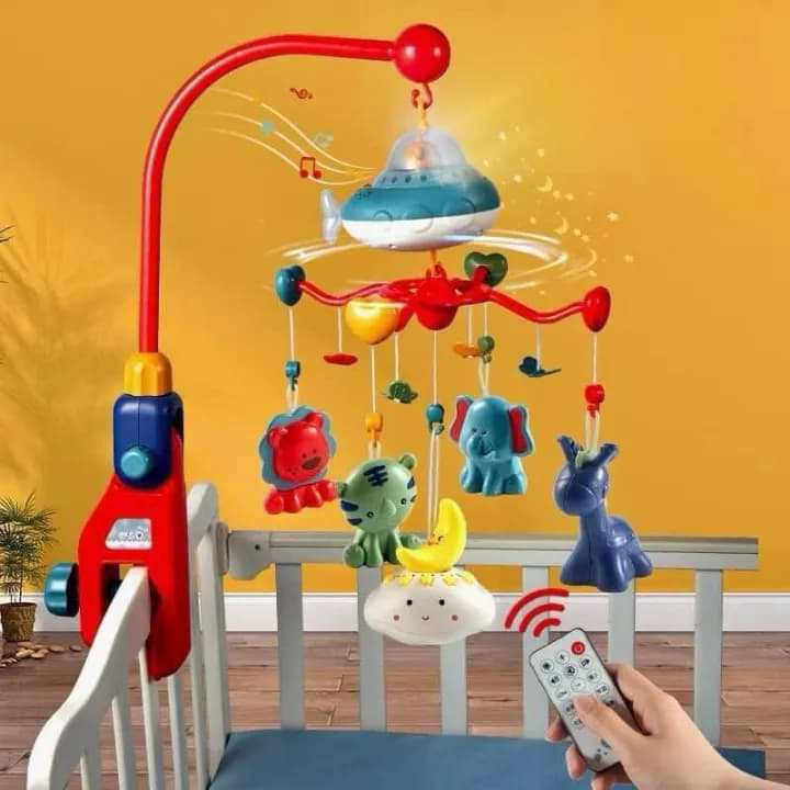 Kidssansar - Baby Sleep Bedside Musical Bed Bell Hanging Toy