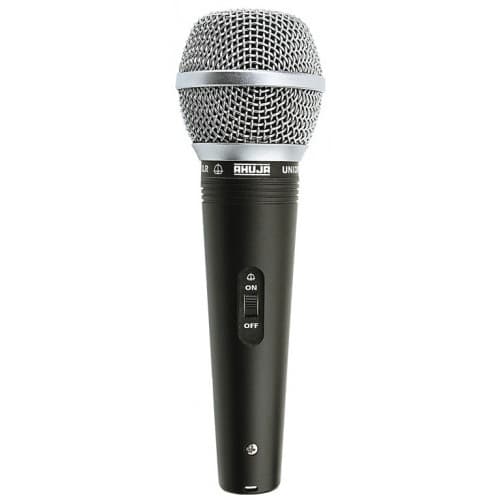 Professional Karaoke Microphone - Dynamic Vocal, Metal Body, 6.35mm Plug, 5m Wired 100xlr Ahuja Mic