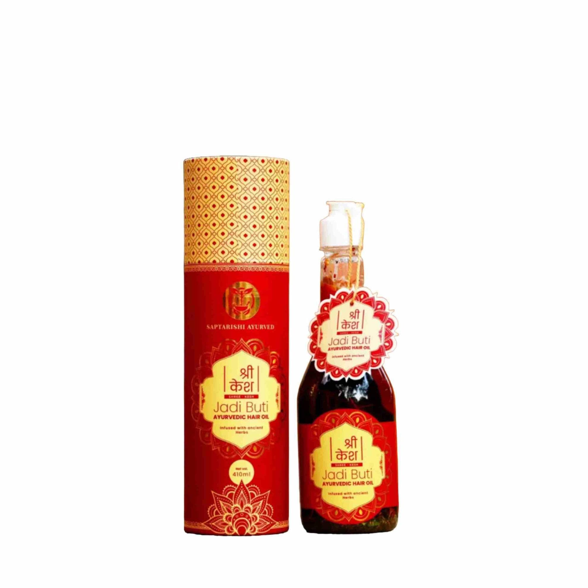 Shree Kesh Jadi Buti Ayurvedic Hair Oil 410ml with 1pc Hair Oil Applicator
