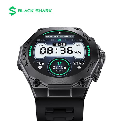 Black Shark S1 Pro 1.43'' Amoled Display I 15 Days Battery Life I Supports Chat GPT I IP68 Water Resistance I Resolution 466*466 pixel I Brightness up to 450 nits adjustable