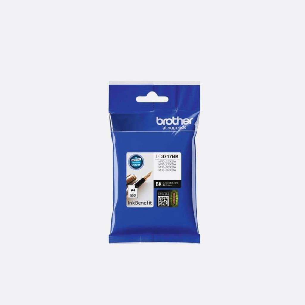 Brother LC- 3717BK Ink Cartridge Black 550 Pages For MFC-J2330DW, MFC-J2730DW, MFC-J3530DW. MFC-J3930DW