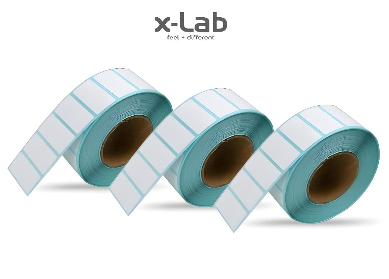 X-Lab Label Sticker Thermal Paper Xlb-3020T - Bundle of 3
