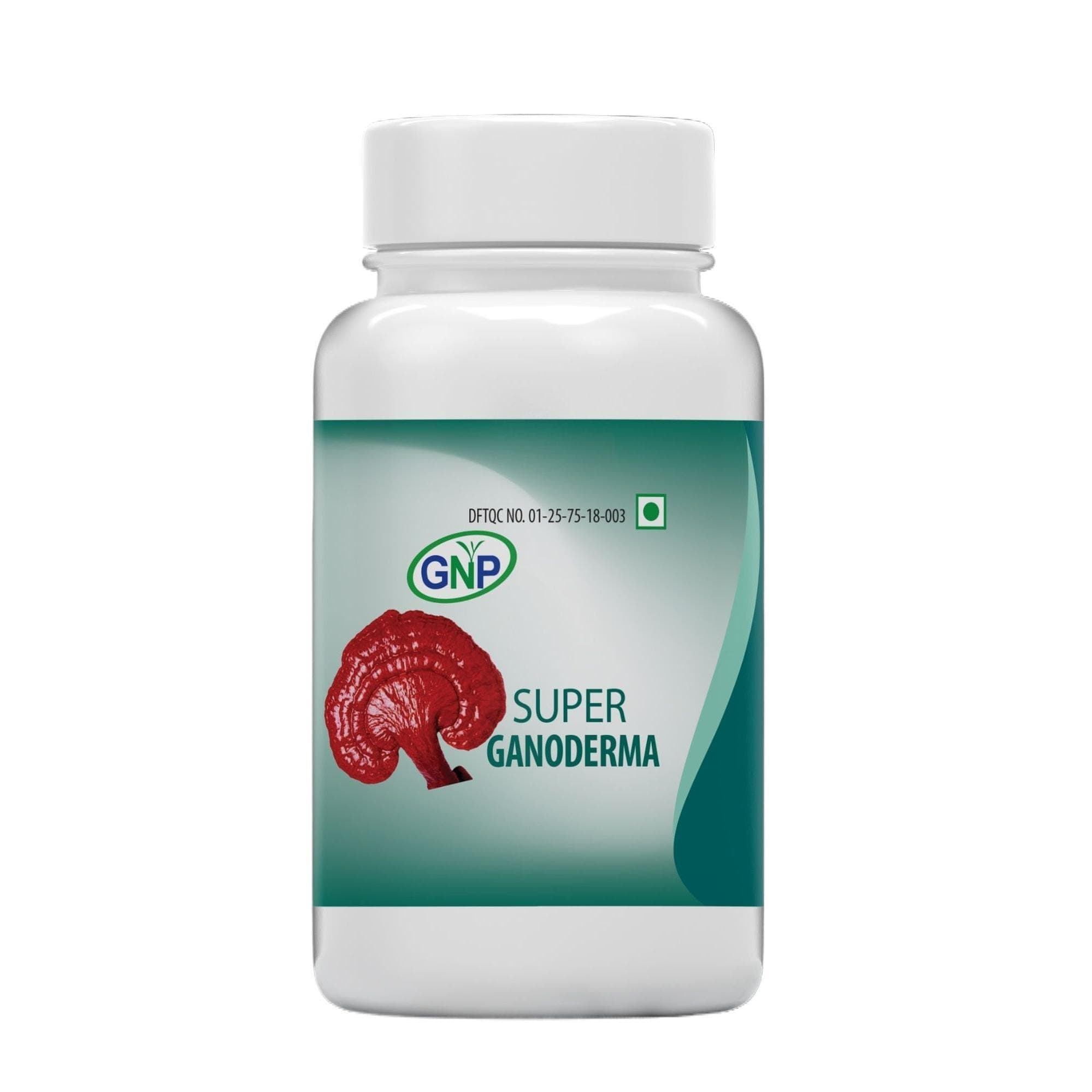 GNP Super Ganoderma 90x500mg better healthy an ayurvedic supplement