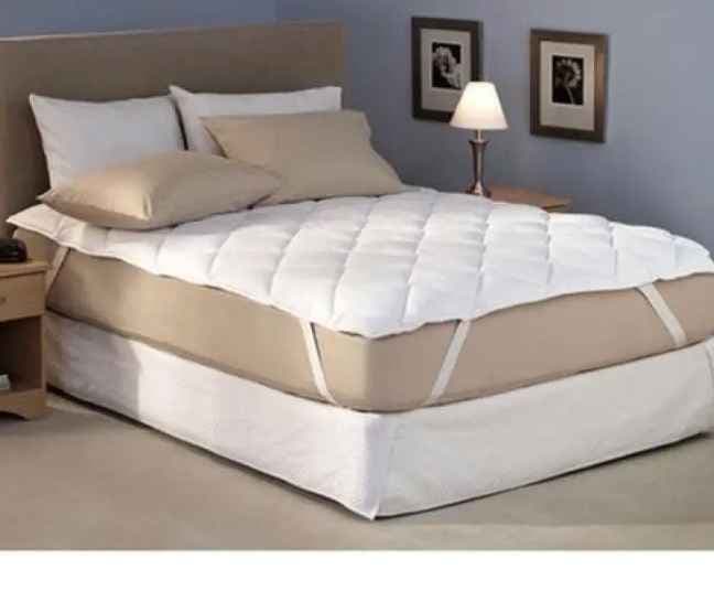 Cotton Waterproof Mattress Protector For Queen Size- 5.5 x 6.5Ft | Waterproof 100% Cotton Mattress Protector |Fiber Waterproof Mattress Protector