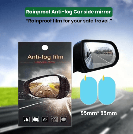 2 PCS Anti Fog Sticker For Cars And Bike
