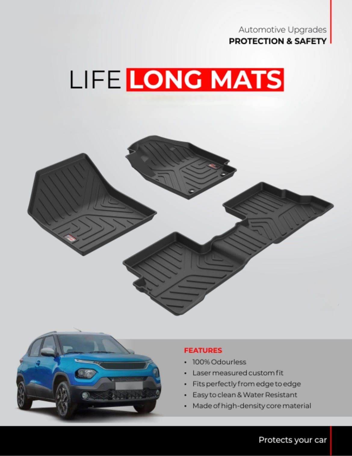 Punch 3d Life Long Mat Gfx Mat Car floor mat