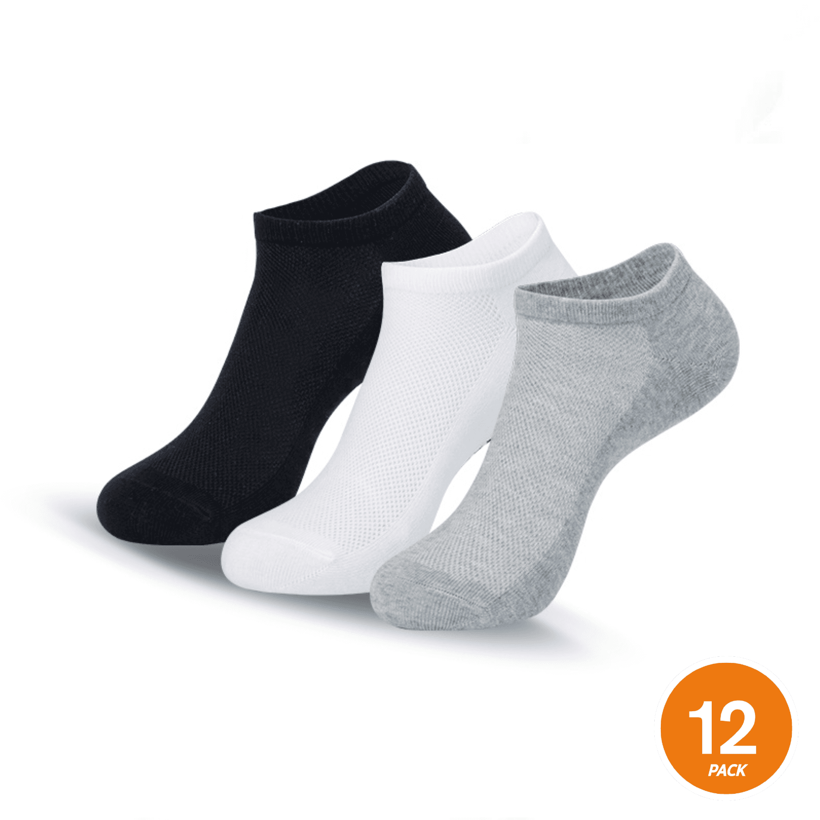 Premium Quality Summer Cotton Ankle Socks For Men (Pack Of 12)