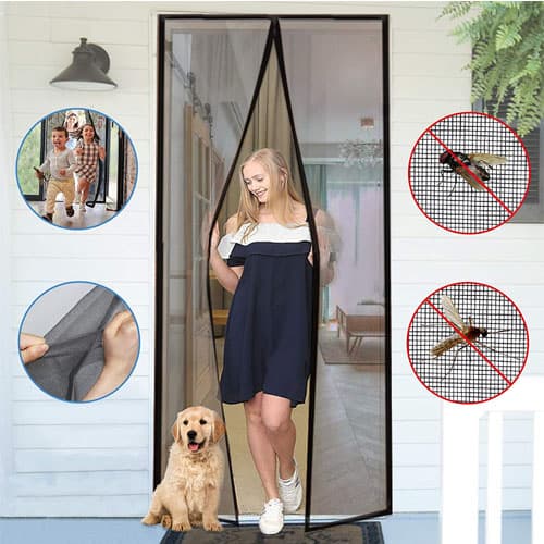 Hand free Magic Mesh Anti-Mosquito Screen Door Curtain