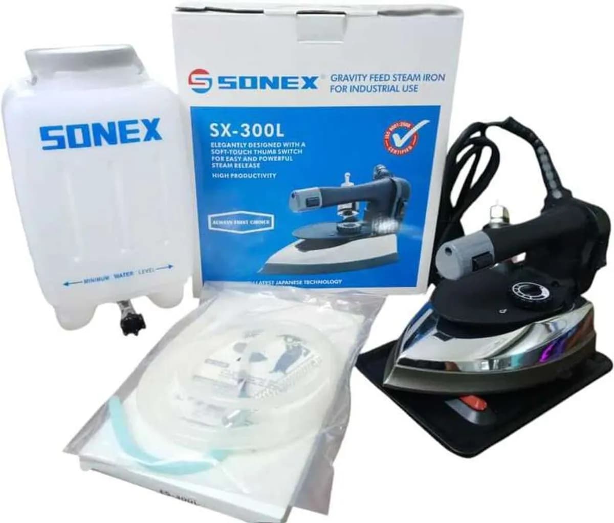 Steam Heavy Iron For Tailors And Garment - 300L |Sonex Best Steam Iron