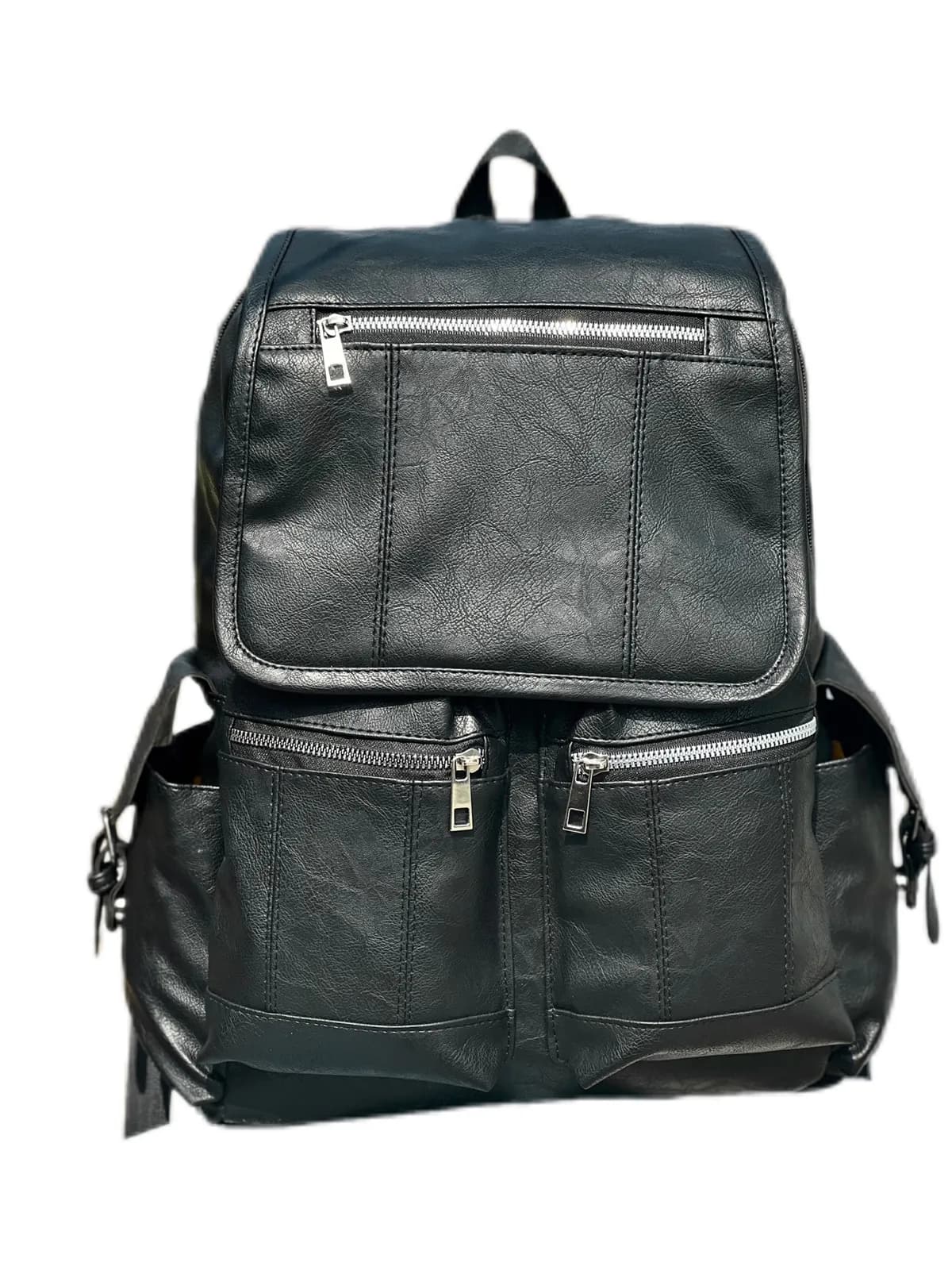 Stylish PU Leather Backpack |Best Bag For College And Office Purposes For Unisex/Suitable To Carry Laptop And Easy For Traveling And Treks
