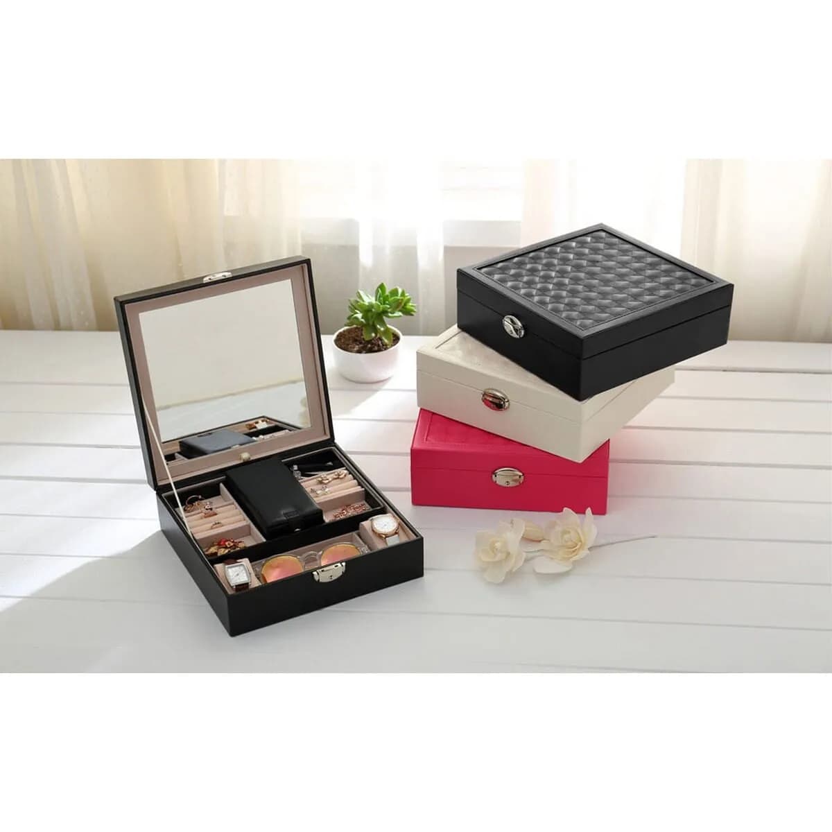 Portable Vintage Jewelry Box SP01130