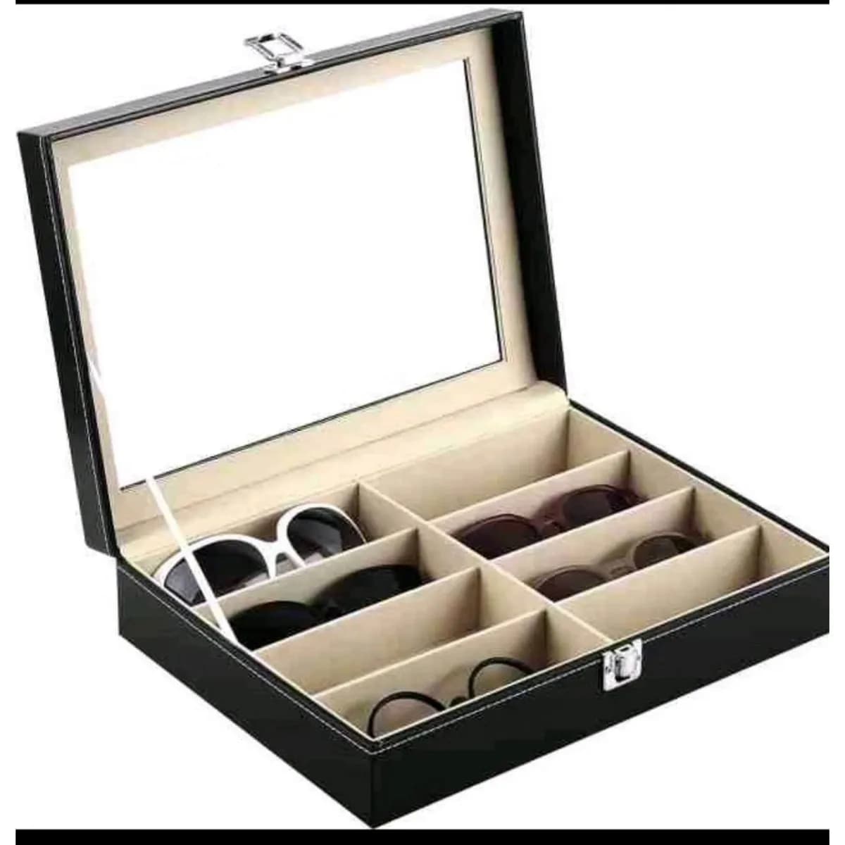 Glass Box Jewelry Display Organizer - Multicolor