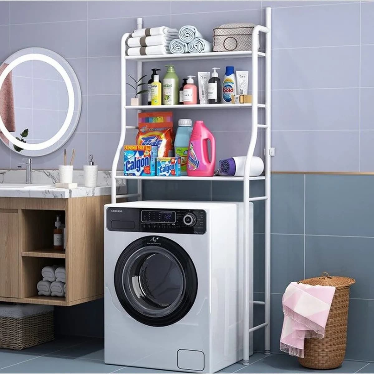 Washing Machine Rack Space Saver Shelf Organizer Holder