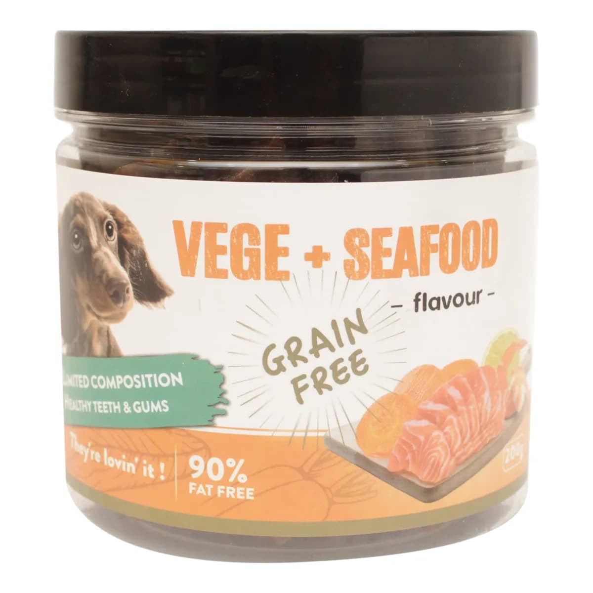 Howbone-Dog Snacks Dentak Stix Veg+ Sea Food Flavour-200g
