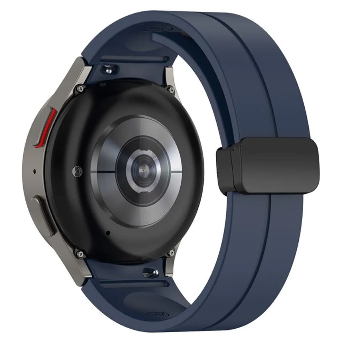 20mm Silicone Magnetic Folding Strap For Samsung Galaxy Watch – Blue Color