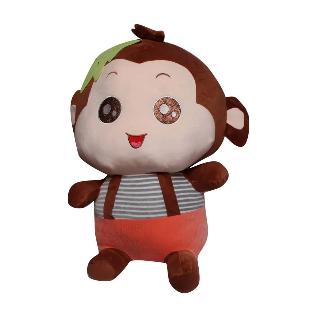 Brown Color Monkey Stuffed Toy For Kids - Brown Color
