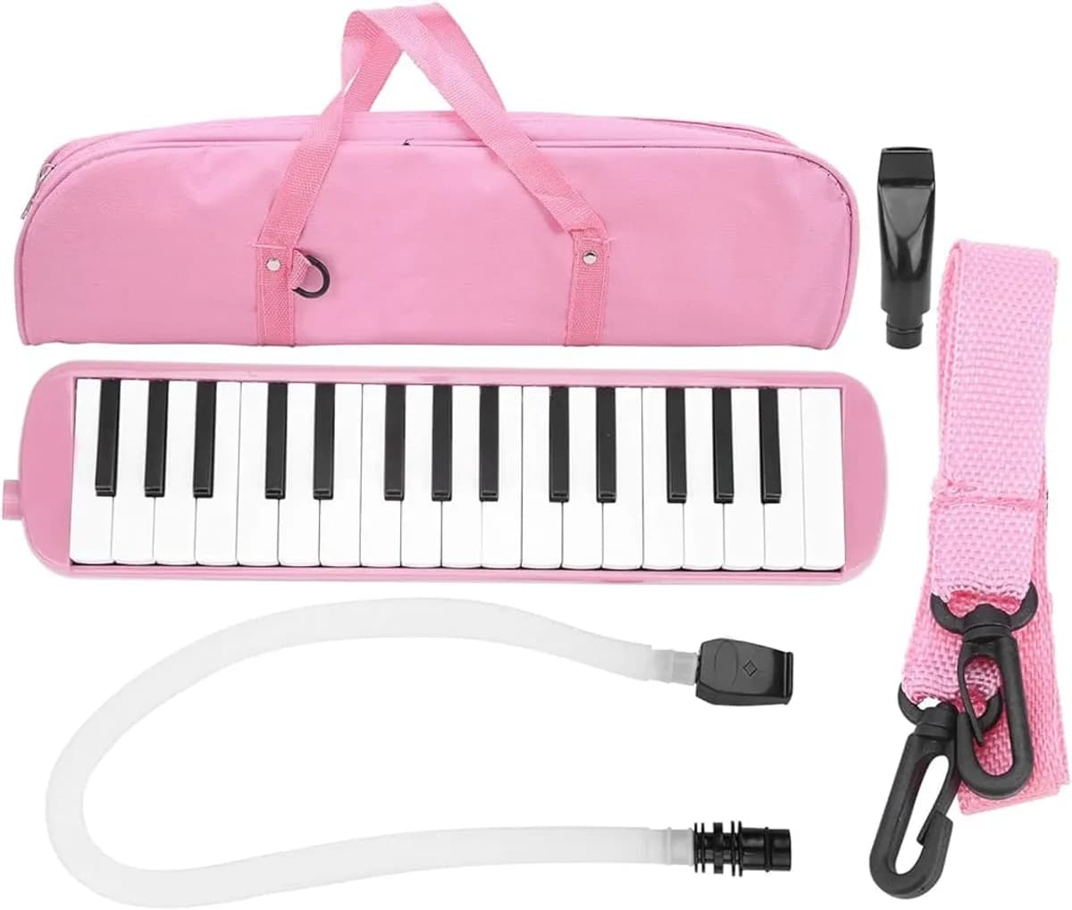 32-Key Melodica Mouth Piano with Scientific Calculator Fx-911 & DEL D82MS Combo - Multicolor