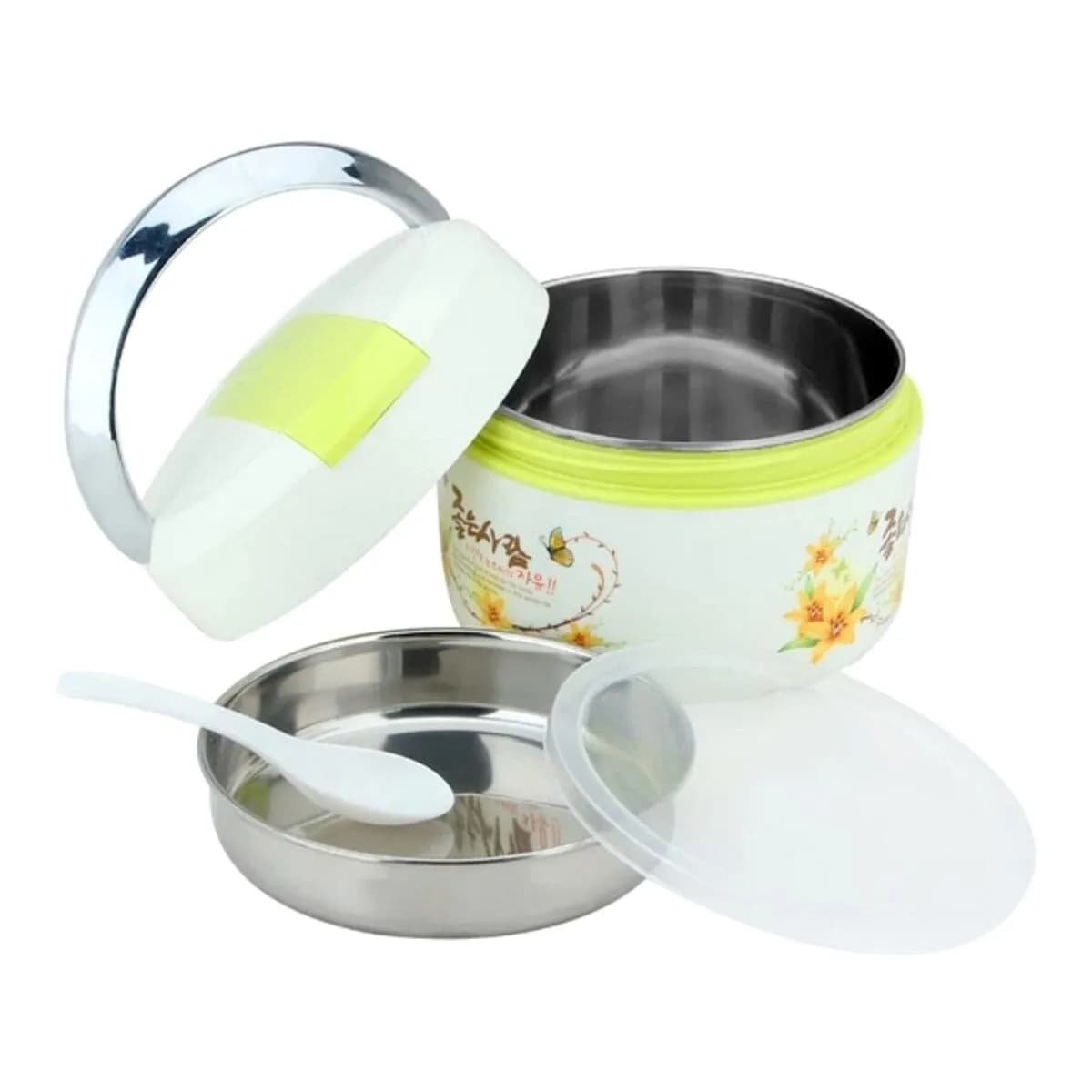 QQ Lunch Box Stainless Steel Inside 800ml Tiffin Box