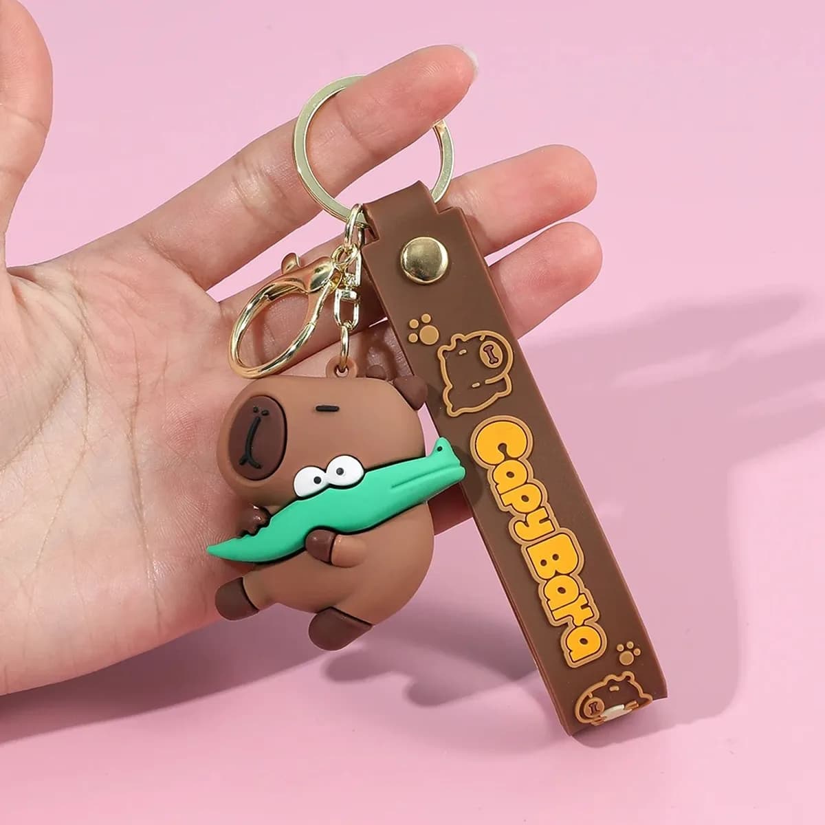 Cute Capybara Keychain Suitable For Hanging Car Keys, Door, Ideal Home Gift Choice