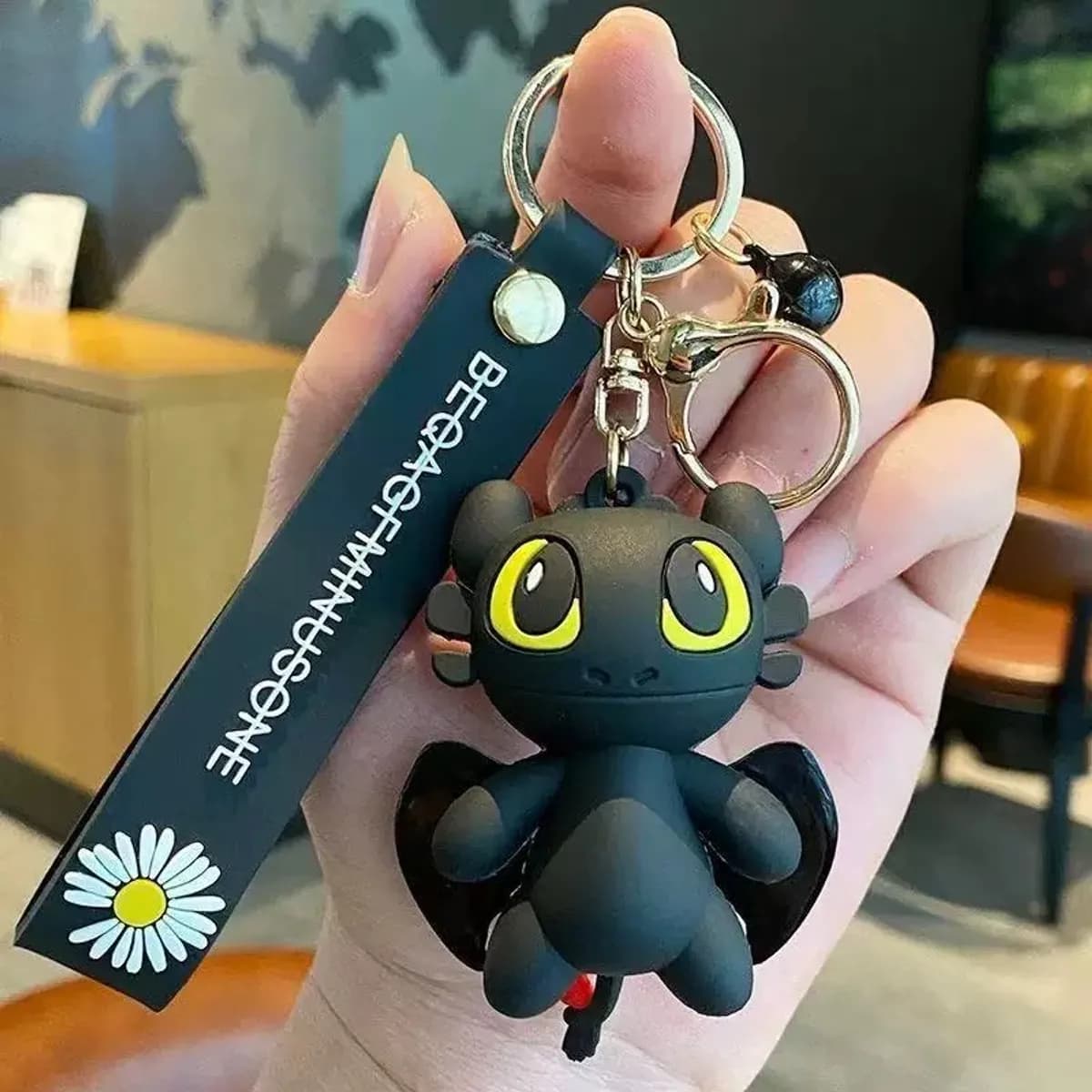 Toothless Little Flying Dragon Keychain 