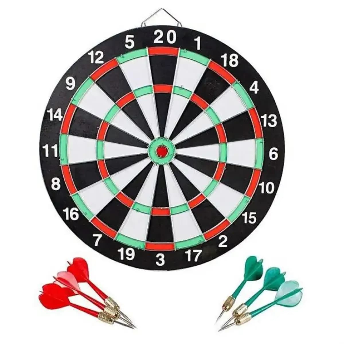 Dart Board Game - (4 Darts) Inclusive-(Multicolor)