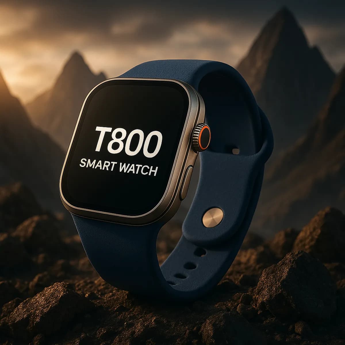 T800 Watch 8 Ultra 1.99 inch Infinity Display Series 8 Full Touch Screen Bluetooth best review Call Wireless Charging Smartwatch-Blue Color