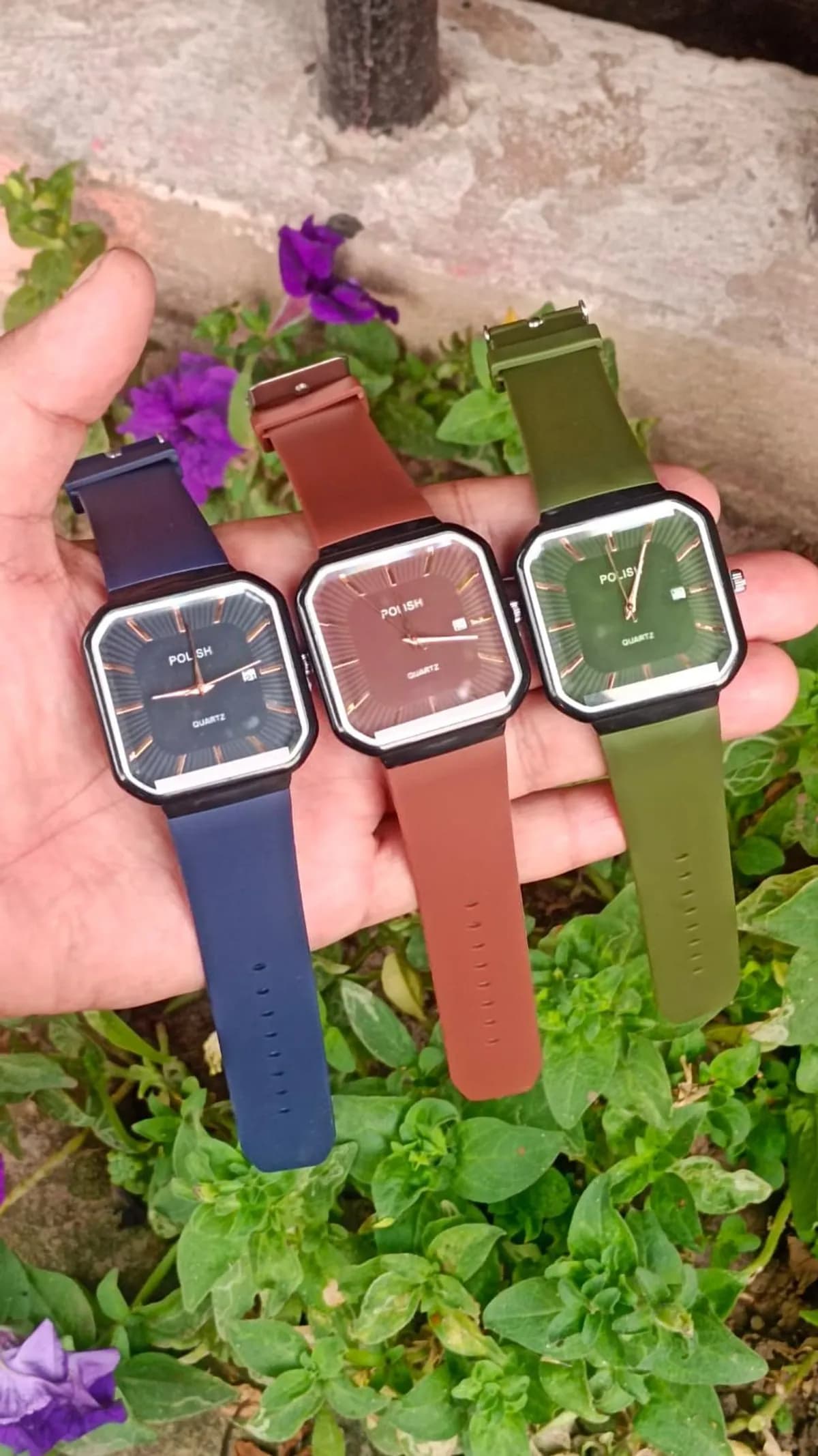 Fashion Watch Simple Elegant Korean Style Square Quartz Watch
