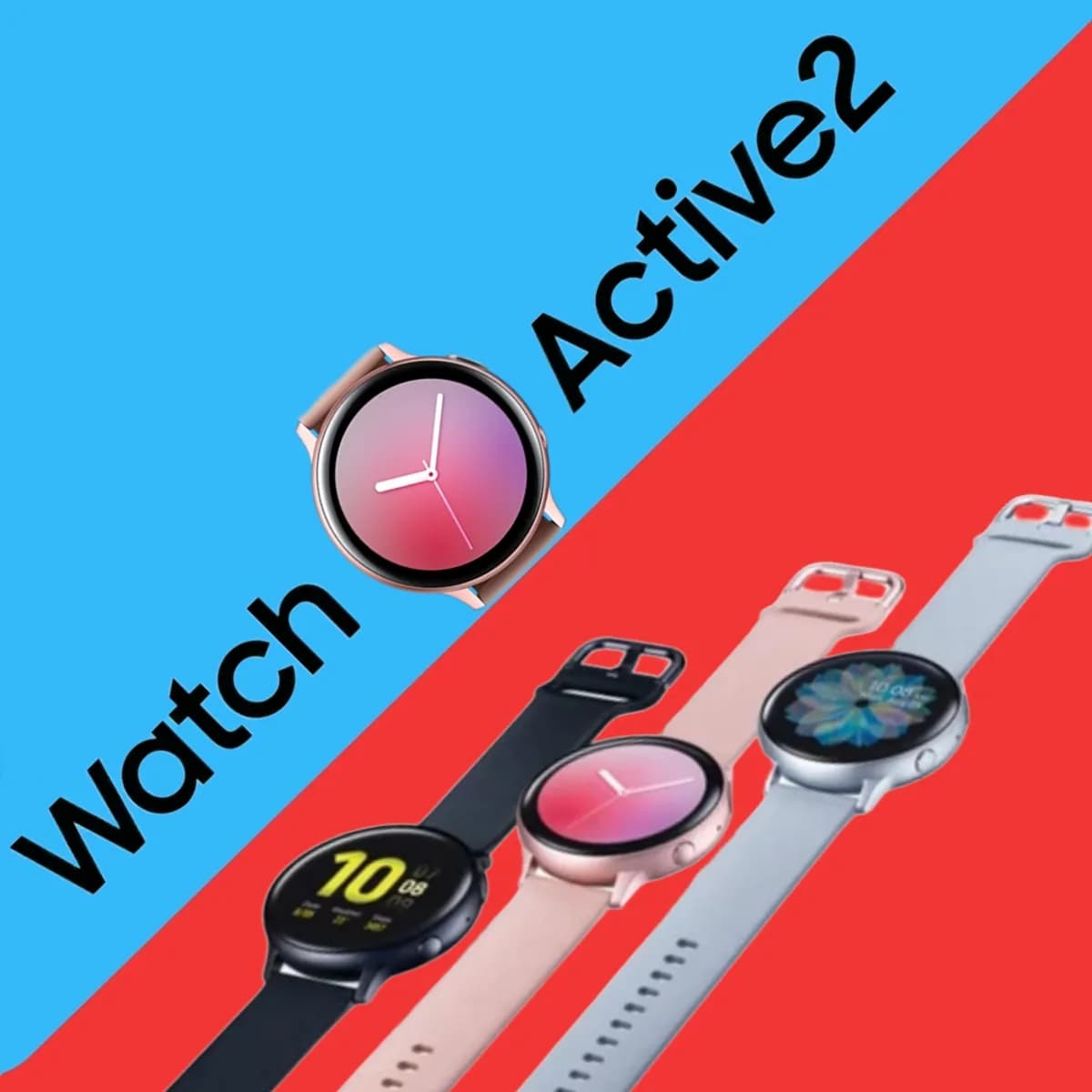Active Smart Watch-Pink Color