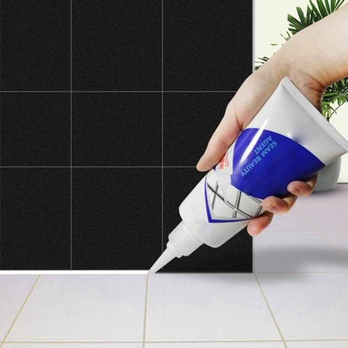 Tiles Gap Filler , Waterproof Seam Beauty Agent, Tiles Joint Filler- 180ml (White)