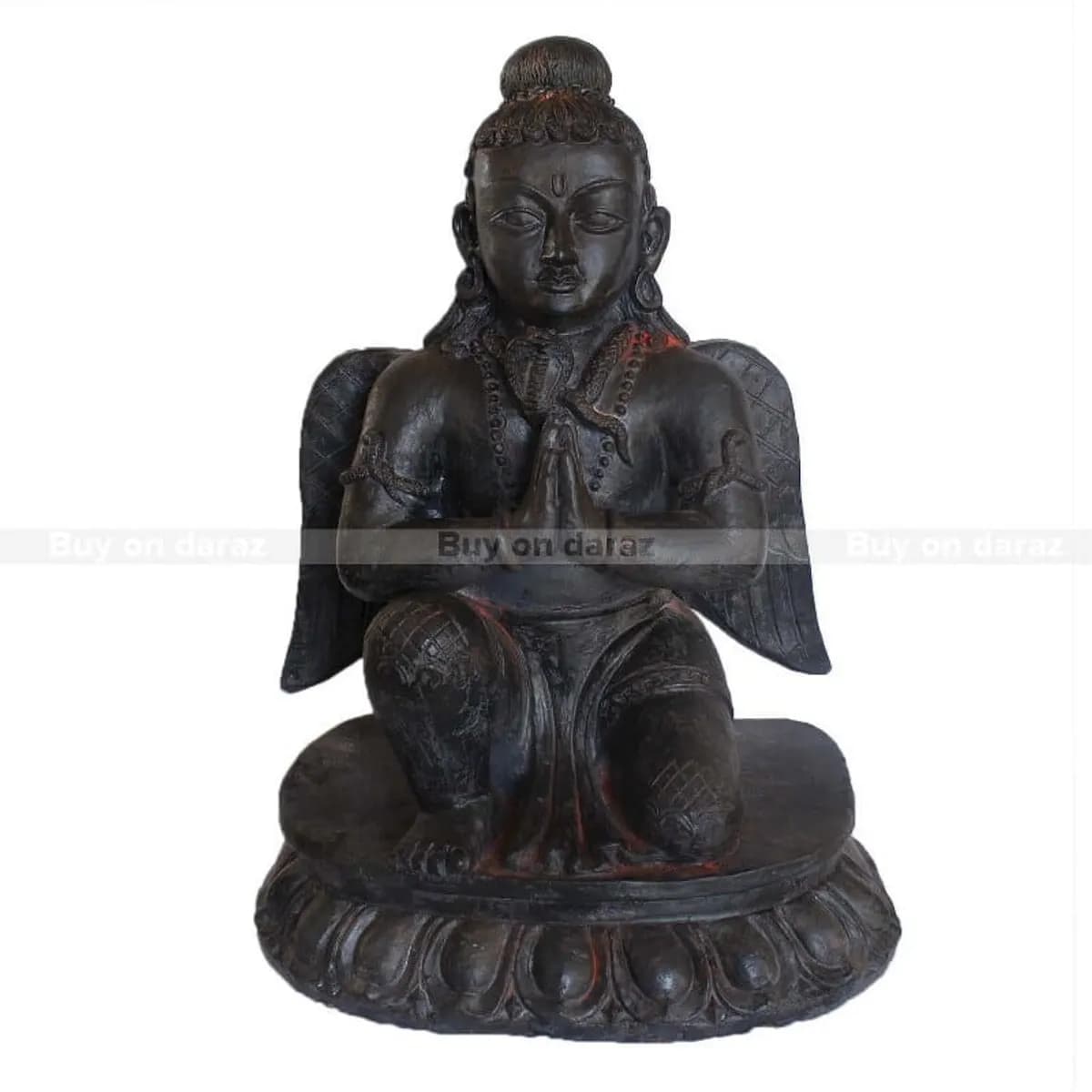 Black Garud Statue - 21" - Black
