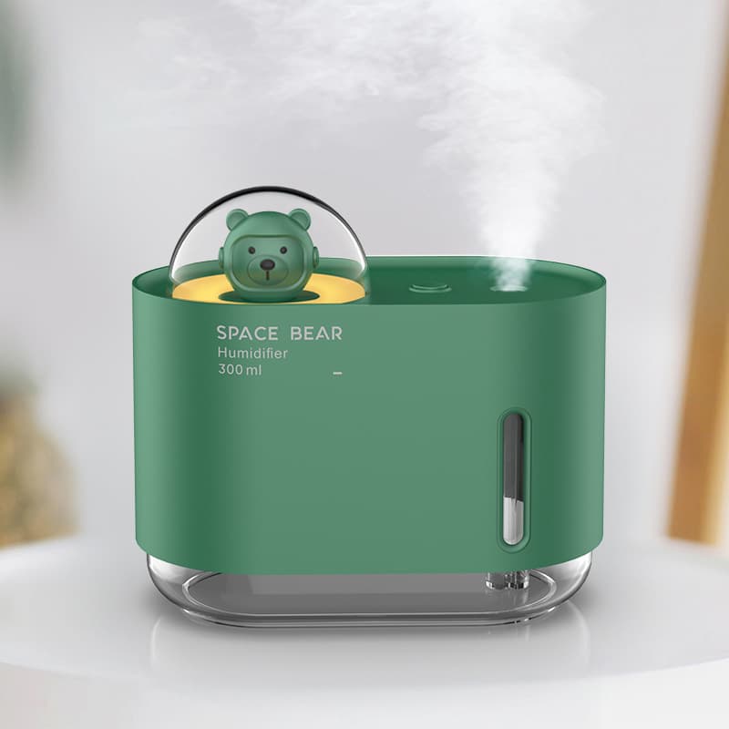 Space Bear Portable Humidifier Mini Desktop Indoor Air Atomization Humidifier(Multicolor)