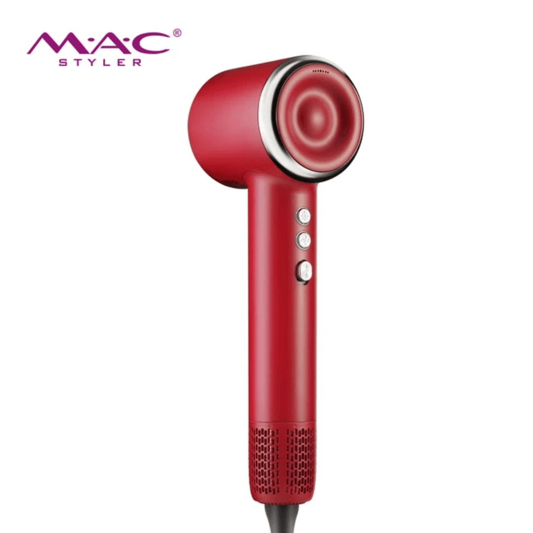 MAC Styler MC-6609 Brushless Hair Dryer - (Red)