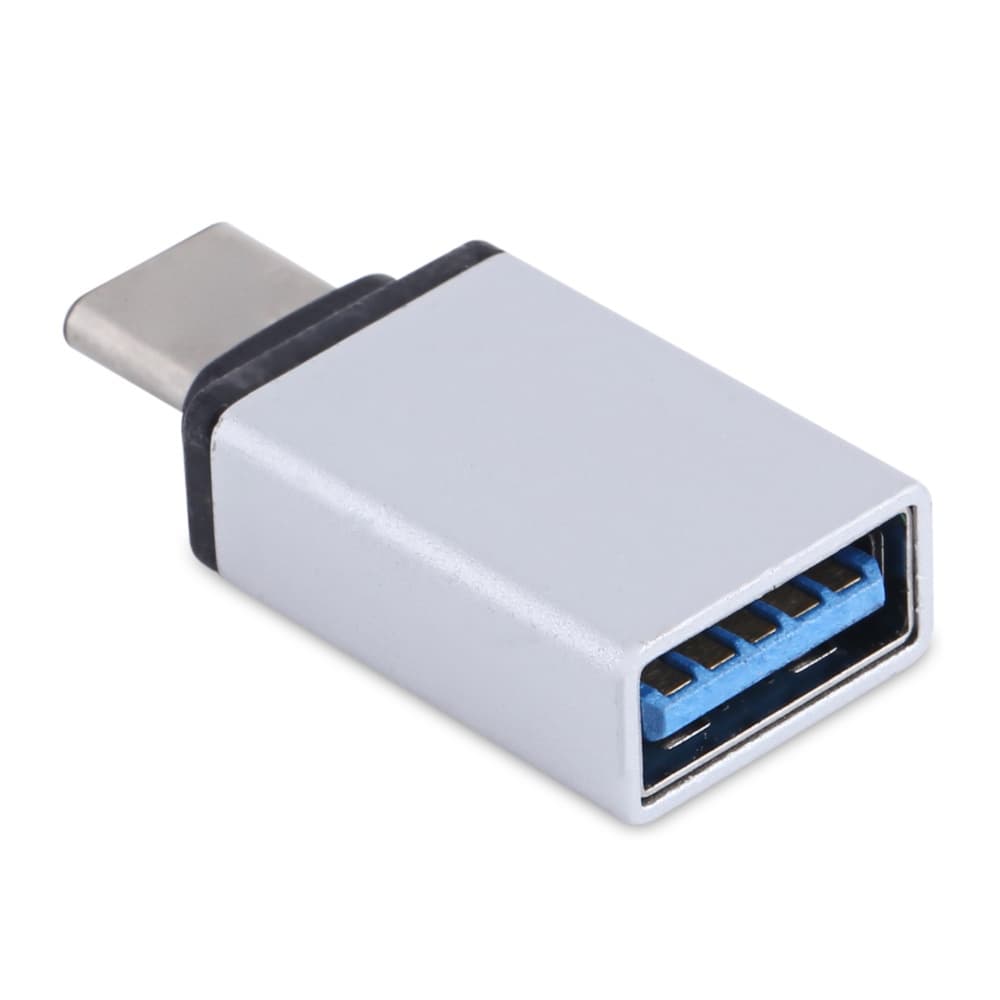 Type C to USB 3.0 OTG Adapter - (Silver)