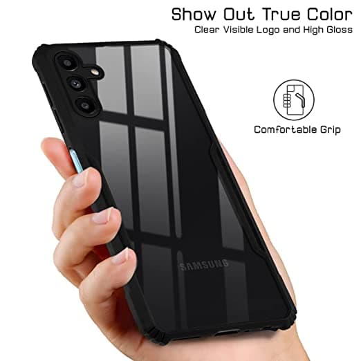Case for Samsung Galaxy A13 5G / A04S | Crystal Transparent Back | Camera Protection |