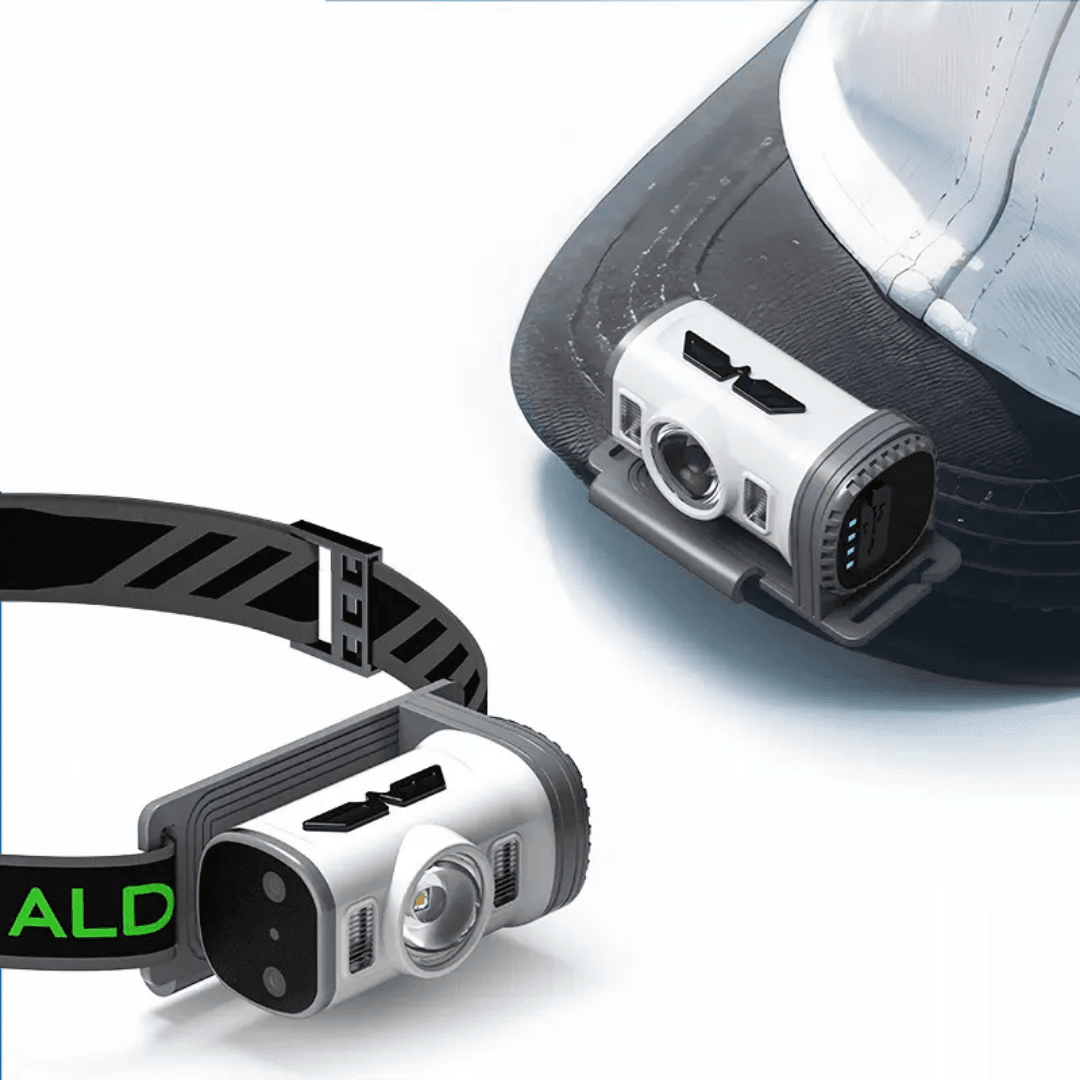 Rechargeable 300 Lumens LED Induction Headlamp - (Multicolor)