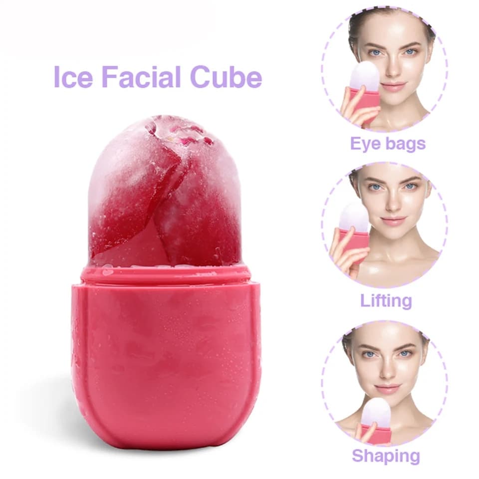 Cooling Ice Face Roller Massager for Pore Tightening & Lift Care