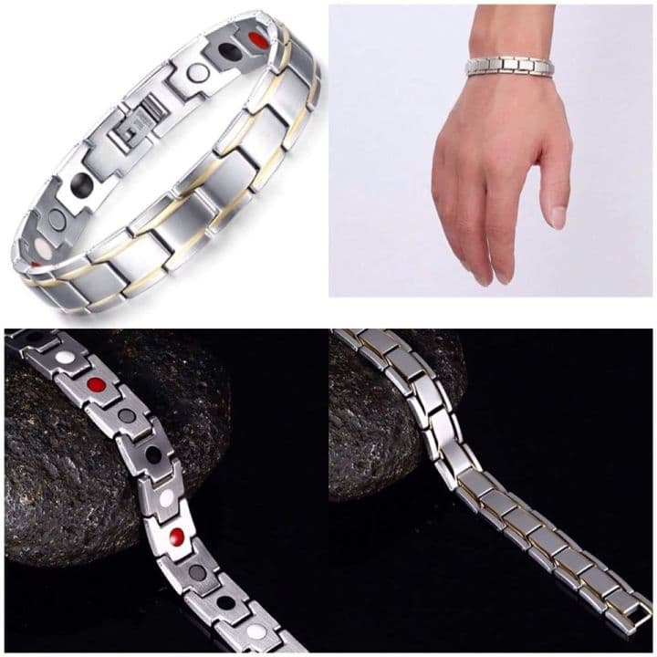 Stainless Steel Bio-Magnetic Dragon Bracelet for Health & Style
