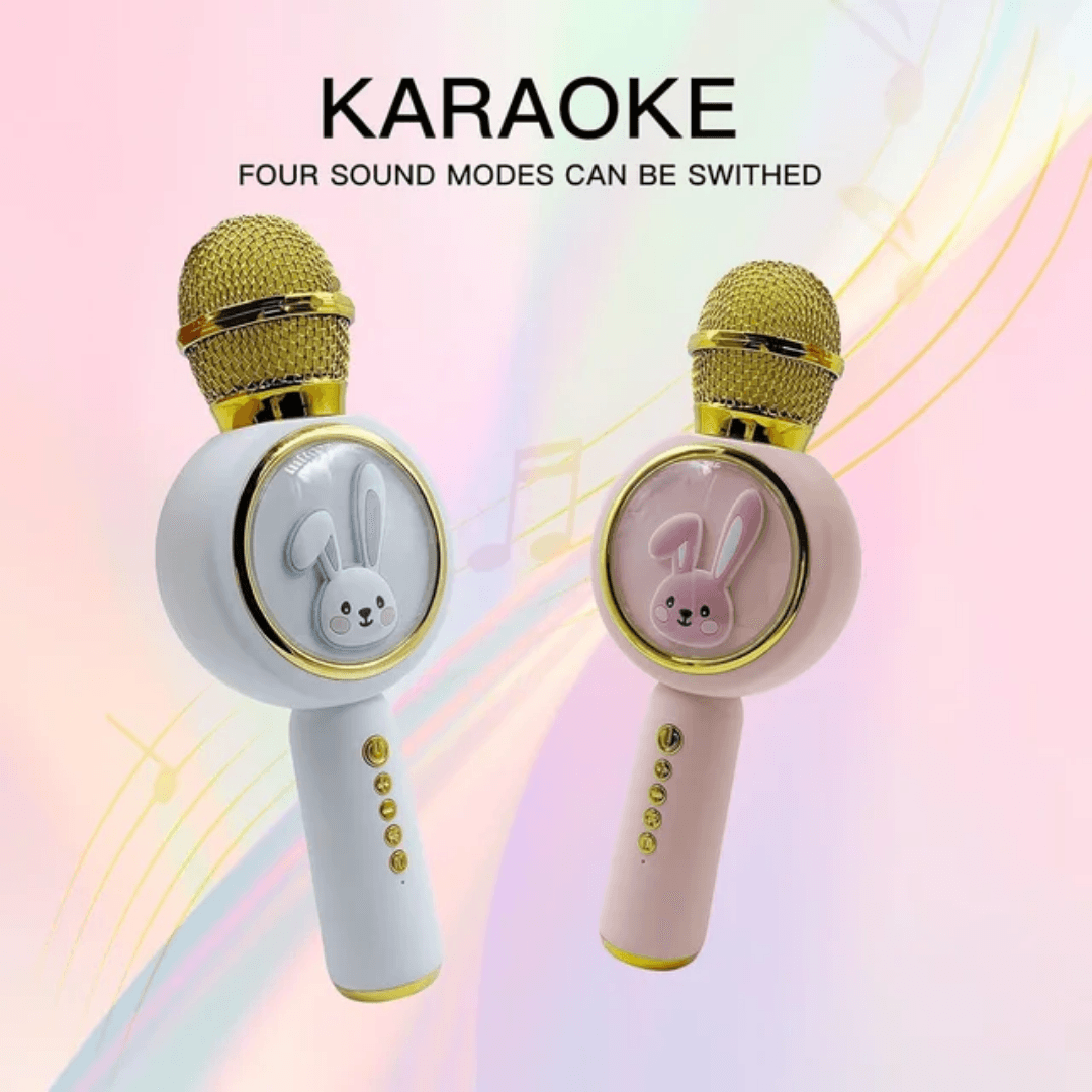 Kids Bluetooth Karaoke Microphone Speaker - (Multicolor)