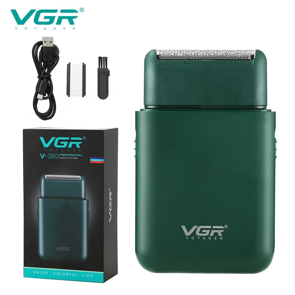 VGR V 390 Mini Pocket Rechargeable Beard Shaver For Men 