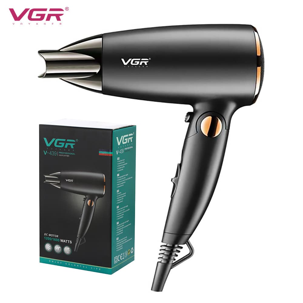 Hair Dryer Professional Personal Care Barber Styling Tools - Black