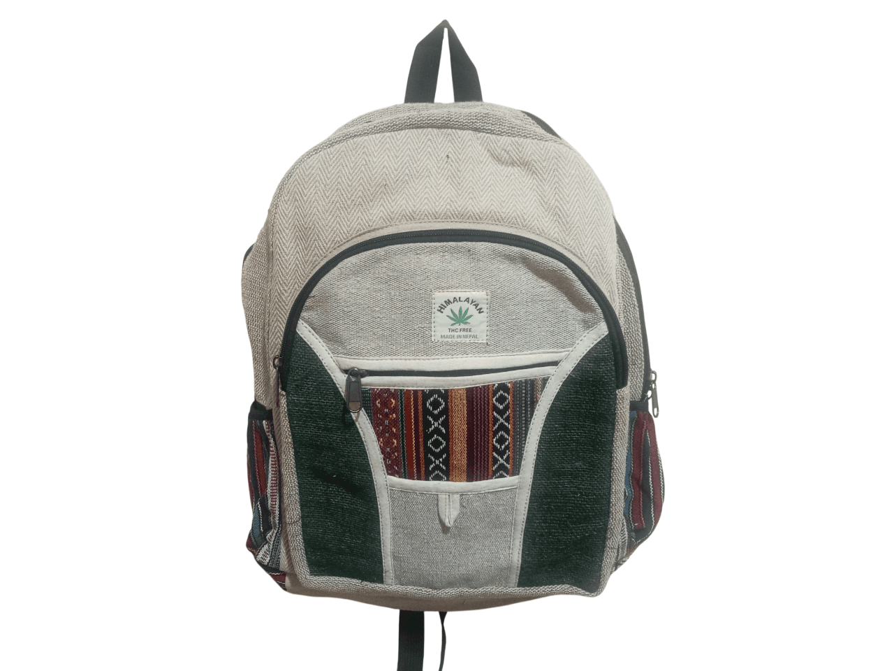 Handmade Sustainable Hemp & Cotton Mix Backpack For Unisex